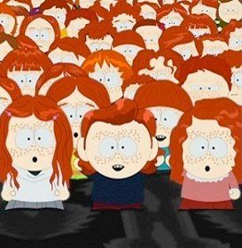 Gingers. Gingers everywhere. Ginger Quotes, Ginger Jokes, Redhead Day, South Park Episodes, Ginger Kids, Parody Songs, Oingo Boingo, Danny Elfman, Cool Animations