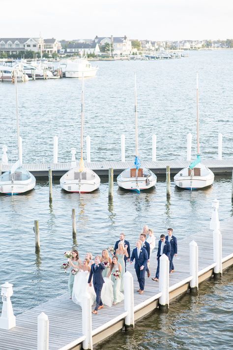 Yacht Club Wedding Decor, Dock Wedding, Yacht Wedding, Boat Wedding, Yacht Club Wedding, Wedding Party Photos, Coastal Wedding, Nautical Wedding, Wedding Mood Board