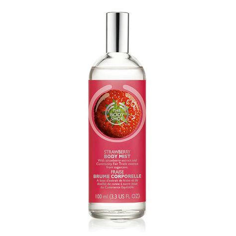 Strawberry Body Mist | Body Mist | The Body Shop® The Body Shop Strawberry, Body Shop Strawberry, Strawberry Perfume, Body Shop At Home, Perfume Body Spray, Body Moisturizers, Cruelty Free Skin Care, Mist Spray, Fragrance Mist