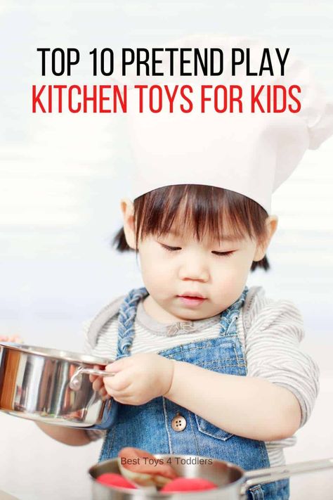 Top 10 Pretend Play Kitchen Toys for Kids - Best Toys 4 Toddlers Kitchen Toys For Kids, Toys For 2 Year, Toddler Shows, Screen Time For Kids, Toddler Chores, Age Appropriate Toys, Best Educational Toys, Pretend Play Kitchen, Kitchen Toys