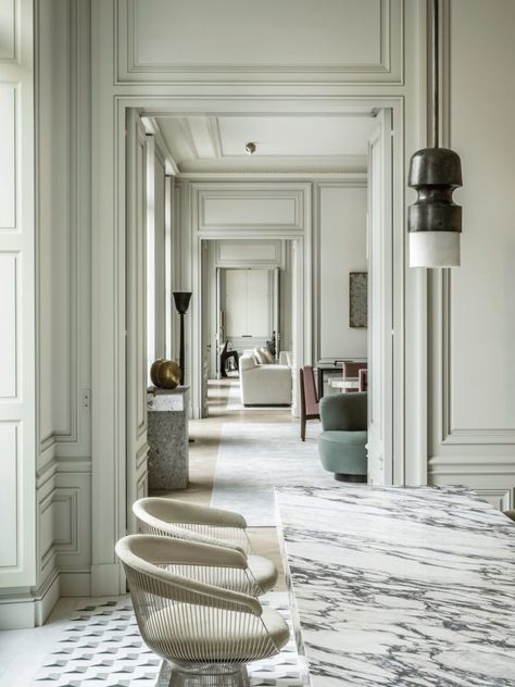 Joseph Dirand Interiors, Joseph Dirand, Marble Flooring, Parisian Apartment, Paris Apartments, French Interior, Dream Apartment, Decor Minimalist, Classic Interior