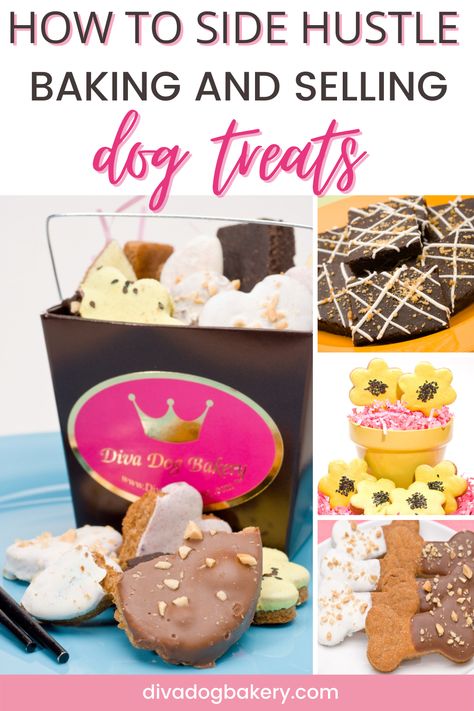 Diy Pet Products To Sell, Dog Treats To Sell, Dog Bakery Ideas, Diy Dog Treats To Sell, Sell Dog Treats, Diy Dog Stuff To Sell, Bakery From Home, Selling Dog Treats, Treats To Sell