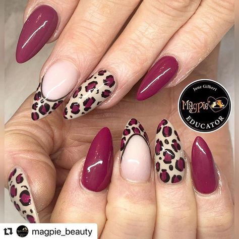 Print French Nails, Safari Nails, Leopard Nail Designs, Animal Print Nails Art, Fancy Nail Art, Gel Paint, Cheetah Nails, Leopard Print Nails, Fancy Nails Designs