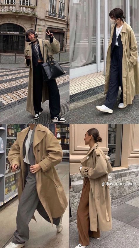 Trench Coat Outfit Fall, Fall Trench Coat, Fall Trench, Trench Outfit, November Outfits, September Outfits, Trench Coat Fall, Trench Coat Outfit, Beige Trench Coat