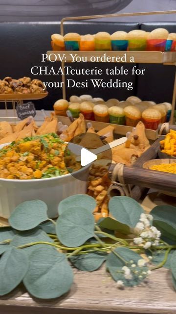 Halal Charcuterie | Grazing | ChaatCuterie Toronto on Instagram: "Calling all 2023 Desi Couples! This is your sign to elevate your #desiwedding 🧡

Desi apps and snacks made fresh with love ❤️ Contact BrieByThree for your wedding! We create custom tables to elevate your wedding and provide your guests with the ultimate #grazing experience ✨

#weddingseason #bengaliwedding #pakistaniwedding #indianwedding #halalfoodie #halalTO #toronto #nikkah #dholki #mehndi #mayoon #desi #wedding #shaadi #charcuterie #grazingtable #halal #mehndinight #mississauga #scarborough #grazingplatters #samosa #indian #pakistani #bengali #punjabi #nikkah #weddingideas #panipurishots" Indian Wedding Chaat Counter, Desi Charcuterie Board, Indian Grazing Table, Desi Wedding Food, Apps And Snacks, Pakistani Snacks, Appetizer Table Display, Samosa Indian, Indian Wedding Food