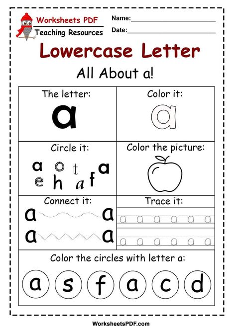 Lowercase Letters Printable, Preschool Prewriting, Letter I Worksheet, Jolly Phonics Activities, Letter Worksheets For Preschool, Printable Alphabet Worksheets, Flamingo Craft, Abc Worksheets, Phonics Free