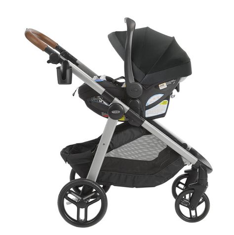 The Graco® Modes™ Nest2Grow™ Travel System grows from a single to double stroller with the included SnugRide® SnugLock® 35 Elite Infant Car Seat or the addition of a carry cot or second seat (both sold separately) for 15+ ways to ride. This is the only stroller you'll need for a growing family, but it's the size of a single stroller perfect for first-time parents, too. The lightweight car seat helps protect rear-facing infants from 1.8-16 kg (4-35 lb) and up to 81 cm (32"). The Slide2Me™ height- Graco Double Stroller, Graco Stroller, Toddler Stroller, Best Double Stroller, Double Stroller, Car Seat Stroller, Travel System Stroller, First Time Parents, Infant Car Seat