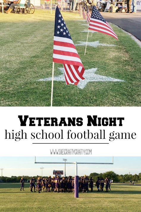 Veterans Appreciation, School Football Game, Fence Decorations, Home Decor Crafts Diy, High School Games, Decor Crafts Diy, Veterans Day Activities, High School Football Games, Football Ideas