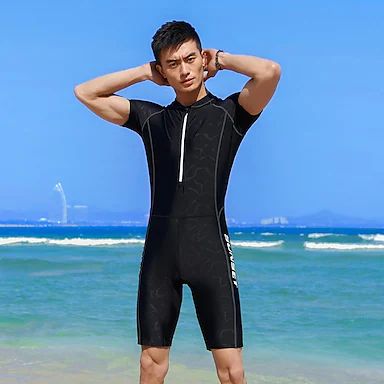 Short Sleeve Swimsuit, Trunks Swimwear, Sports Swimsuits, Bathing Suit Shorts, Sleeve Swimsuit, Diving Suit, Mens Swim Shorts, Swimming Diving, Swimwear Bottoms