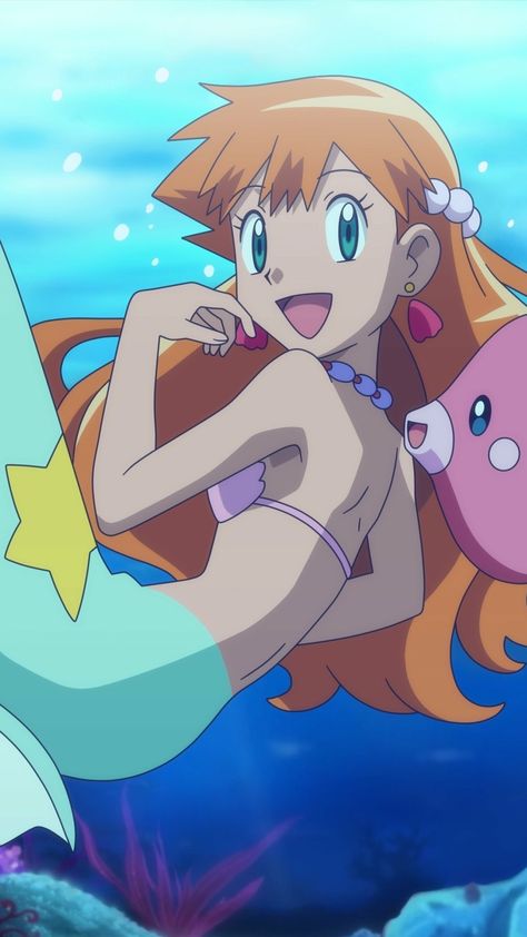 Misty Mermaid Pokemon, Pokemon Misty Mermaid, Misty Mermaid, Melody Pokemon, Mermay 2024, Misty Cosplay, Pokemon Misty, Pokemon Anime Characters, Pokemon Ash And Misty