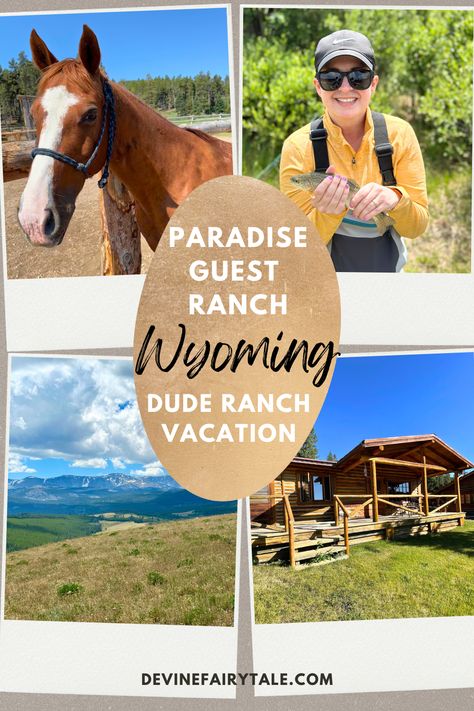 Paradise Guest Ranch: The Ultimate Dude Ranch Vacation in Wyoming Dude Ranch Vacation, Dude Ranch Vacations, Ranch Vacation, Wyoming Travel, Scenic Road Trip, Guest Ranch, Dude Ranch, Scenic Drive, Travel Beauty