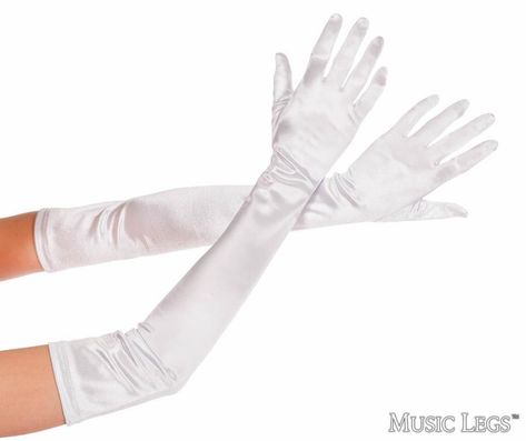 White Silk Gloves, White Opera Gloves, White Satin Gloves, Wedding Masquerade, Prom Gloves, Cosplay Wedding, Silk Gloves, Prom Costume, Satin Gloves