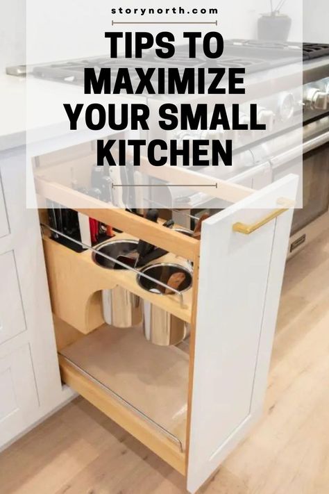 Save this pin for clever small kitchen hacks to make the most out of your space! Discover how to maximize storage and create a functional yet stylish kitchen. #SmallKitchenIdeas #HomeDecor #KitchenOrganization Kitchen Where To Put Things, Portable Kitchen Cabinets, Small Kitchen Hacks, Kitchen Cupboard Storage, Narrow Kitchen, Maximize Storage, Small Kitchen Ideas, Portable Kitchen, Compact Kitchen