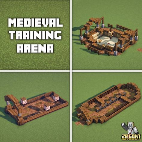 Mining Decorations, Minecraft Jousting Arena, Minecraft Arena Build, Minecraft Pvp Arena Ideas, Minecraft Arena Ideas, Minecraft Shipyard, Minecraft Pvp Arena, Goat Minecraft, Minecraft Arena