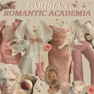 Light Academia Fashion, Pink Academia, Aesthetic Summer Outfits, Romantic Academia, Summer Outfits Ideas, Academia Outfits, Academia Fashion, Mood Board Fashion, Light Academia