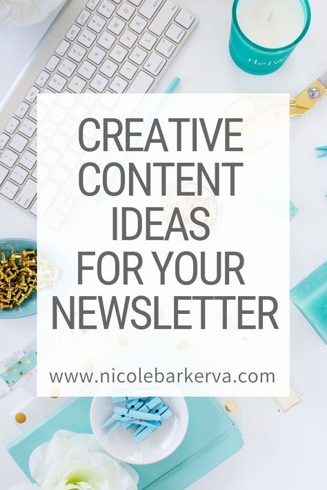 Newsletter Content Ideas, Creative Content Ideas, Newsletter Content, Newsletter Ideas, Blank Screen, What To Write About, News Letter, Business Newsletter, Blog Newsletter