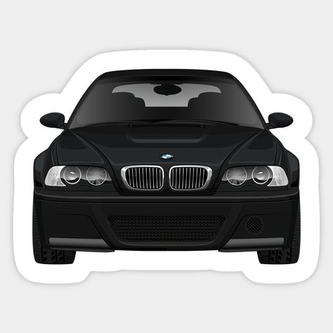 Bmw Stickers Car Decals, Tawjihi Jacket, Bmw Stickers, Cars Stickers, E46 Coupe, Bmw E34, Car Icons, 3d Stickers, Car Illustration