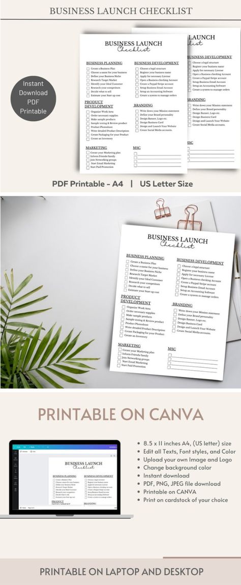 Business Launch Checklist Printable Startup Business Guide Checklist for New Business Start-up Checklist Printable Business Launch Checklist #businesschecklist #checklisttemplate #digitaltemplates #businesslaunchchecklist Business Launch Checklist, Launch Checklist, Business Guide, Checklist Printable, Business Checklist, Business Launch, Printable Business, Checklist Template, Business Templates