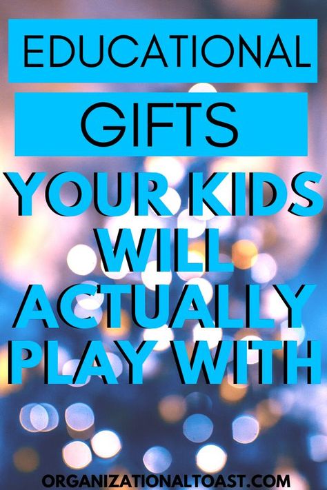 Looking to give the gift of learning this holiday? Check out this master list of educational toys for kids of all ages perfect for Christmas. You'll find age appropriate toys for babies, toddlers, preschoolers, elementary and beyond that support child development and learning in science, math, social skills and more! These educational gifts for kids are so fun they won't end up tucked away in the closet. Amazing Toys, Age Appropriate Toys, Best Educational Toys, Toys For Babies, Master List, Christmas Ad, Christmas On A Budget, Gifted Education, Educational Toys For Kids