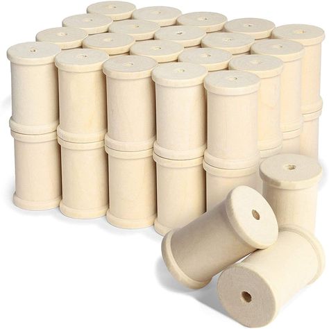 Organize Thread, Wooden Spool Crafts, Spool Crafts, Paint Stencils, Wood Craft Projects, Wood Spool, Wooden Spool, Wood Circles, Wooden Cutouts