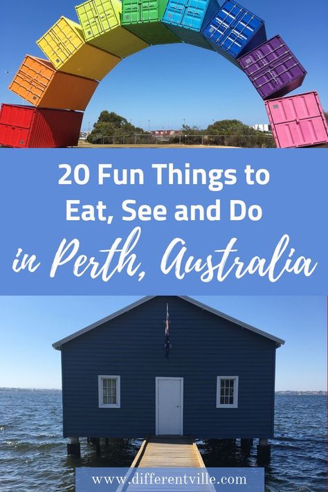 We were surprised at how many fun things to do in Perth, Australia we found on our last trip. From amazing street art to cool, small bars with a difference. Plus did we mention a pub with kangaroos, quokka selfies and a place to cuddle a wombat. If you're looking for ideas of things to eat in Perth or what to do in Perth, click to read it now, or save it to your Perth or Australia boards for later. #perth #australia #thingstodoinperth Things To Do In Perth Australia, Perth Itinerary, Aus Travel, Australian Adventures, Things To Do In Perth, Western Australia Road Trip, Perth Travel, Australia City, Western Australia Travel