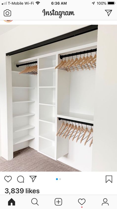 Små Rum Lidt Plads, Closet Redo, Closet Planning, Bed In Closet Aesthetic, Closet Design Layout, Closet Aesthetic, Closet Bed, Closet Renovation, Tiny Bedrooms