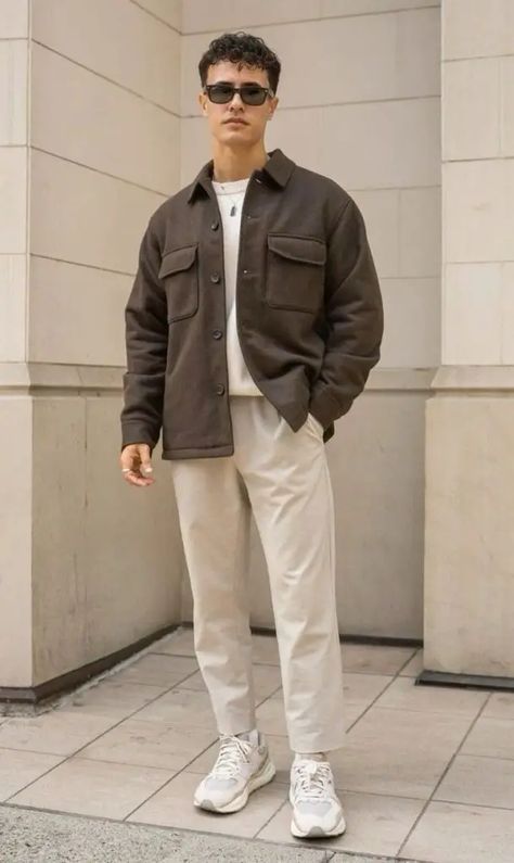 Discover the Top 18 Men's Casual Fall Outfits for 2024: Street-Ready Styles & Timeless Autumn Trends Men's Casual Fall Outfits, Casual Outfits Men Fall, Office Old Money, Old Money Fashion, Mens Smart Casual Outfits, Money Fashion, Classy Outfits Men, Autumn Trends, Smart Casual Men