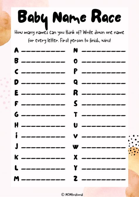 Baby Shower Games 2022, Babyshower Games Ideas, Printable Gender Reveal Games Free, Cute Baby Shower Ideas For A Girl, Babyshowerparty Ideas Simple, Babyshower Games For A Girl, Baby Shower Crafts For Kids, School Baby Shower For Teacher, Baby Ahower Games