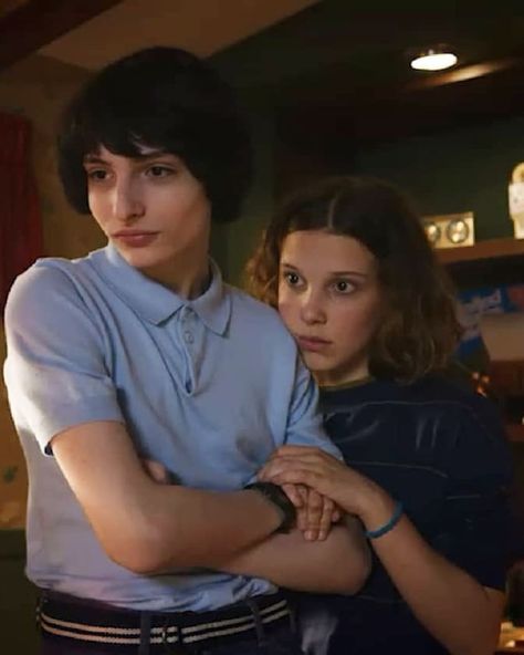 Stranger Things Mike and Eleven, Finn Wolfhard, Millie Bobby Brown, Season 3 Stranger Things, On Instagram, Instagram