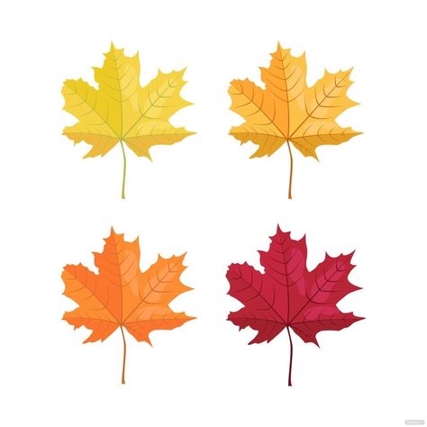 Autumn Maple Leaf Vector Maple Leaf Vector, Fall Leaves Images, Maple Leaf Images, Leaves Images, Leaf Template Printable, Leaf Templates, Printable Leaves, Leaf Vector, Image Graphic