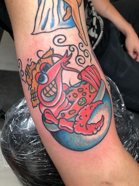 Crawfish Tattoo, Traditional Tattoo Sleeve, Tattoos Art, Leg Sleeve, Cartoon Tattoos, Leg Sleeves, Tattoo Sleeve, Hell Yeah, Gumbo