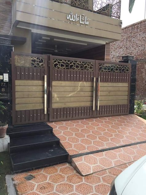 Ms Grill Gate Design, Ramp Design For Main Gate, House Ramp Design Entrance, Gate Cnc Design, Gate Ramp Design, Home Ramp Design, Cnc Gate Design Modern, House Ramp Design, Ramp Design Entrance