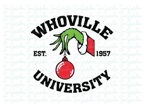 Whoville University Cricut SVG, Christmas Movies, Christmas Sign Santa Claus PNG | Vectorency Whoville University Svg, Whoville University, Movies Christmas, Christmas Sign, Free Svg Cut Files, Svg Christmas, Svg Cricut, Christmas Signs, Christmas Movies