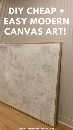 Canvas Art Step By Step, Art Diy Canvas, Canvas Art Easy, Making Frames, Cloth Projects, Canvas Art Diy, Drop Cloth Projects, Modern Art Diy, Diy Canvas Art Easy