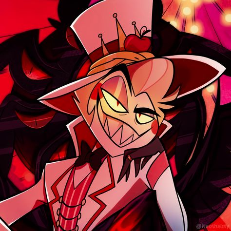 (๑＞◡╹๑) Hazbin hotel icons / Icons lucifer by Neoth╰・✧⁺ᘐ﹕ Amazon Prime Shows, Who Is Next, Alastor Hazbin Hotel, Lucifer Morningstar, Chat With Friends, Morning Star, Hotel Art, Fallen Angel, Iconic Characters