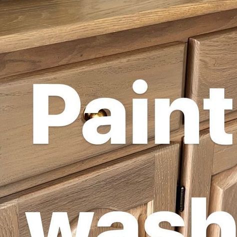 Paint Washed Kitchen Cabinets, Tan Washed Cabinets, Tan Wash Kitchen Cabinets, Tan Paint Wash Furniture, Tan Washed Furniture, Paint Wash Cabinets, Tan Wash Cabinets, Beige Wash Furniture, Tan Wash Wood