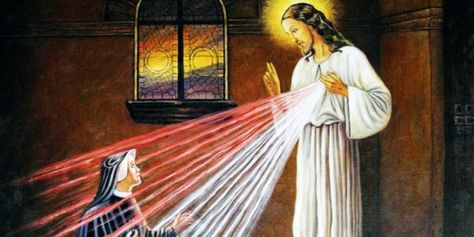 St Faustina Diary, Divine Mercy Image, Divine Mercy Sunday, Faustina Kowalska, San Juan Pablo Ii, St Maria, St Faustina, Trust In Jesus, Holy Father