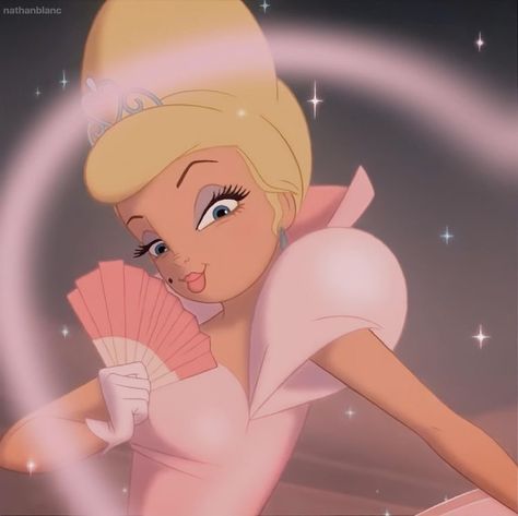 Disney Aesthetic, A Cartoon, Cartoon Character, A Woman, Fan, Stars, Disney, Pink, White