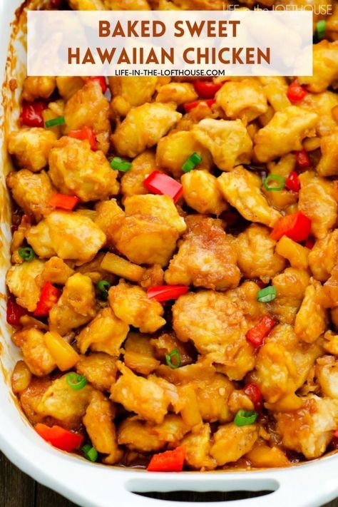 Sweet Hawaiian Chicken, Hawaiian Crockpot Chicken, Hawaiian Crockpot, Life In The Lofthouse, Hawaiian Chicken Recipes, Golden Chicken, Wedge Haircut, Food Boards, Chicken Life