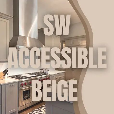 Aiming to paint your kitchen cabinets accessible beige, but aren't sure what color and undertones go well with it? Then stop right here as this article Kitchen Cabinets Painted In Accessible Beige, She Twin Williams Accessible Beige, Accesible Beige Sherwin Williams Kitchen Cabinets, Accessible Beige Color Palette Kitchen, Kitchens With Beige Cabinets, Assessable Beige Cabinets, Interior Beige Paint Wall Colors, Flooring To Go With Accessible Beige, Assessable Beige Coordinating Colors