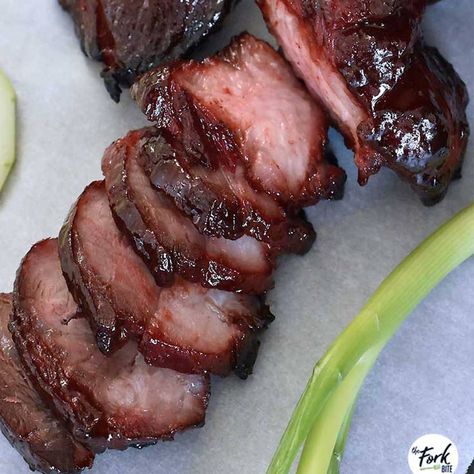 Experience the juicy and flavorful pork with a crispy exterior and a mouth-watering glaze for Sous Vide Char Siu. Char Siu Pork Belly, Char Sui Pork, Chinese Pork Recipes, Char Sui, Char Siew, Char Siu Pork, Chinese Bbq Pork, Chinese Pork, Popular Dishes