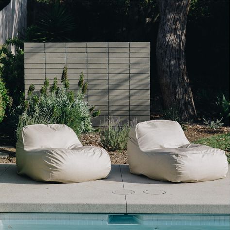 PRICES MAY VARY. ULTIMATE COMFORT: Lay back into the Dune Outdoor Lounge Chair, designed to mold to your body for unparalleled comfort. Perfect for laying poolside or around your outdoor space. STYLISH MINIMALISM: The Dune chair boasts minimalist appeal and lightweight sensibility, making it a chic addition to any outdoor living space. NAUTICAL-GRADE VINYL: Enjoy the feel and practicality of vinyl covering the Dune chair, providing a luxurious touch to your outdoor lounging experience. EASY ASSE Outdoor Movie Chairs, Small Space Outdoor Furniture, Lounge Bed Outdoor, Outdoor Chairs Comfortable, Bean Bag Outdoor, Concrete Outdoor Furniture, Washington Landscape, Movie Chairs, Outdoor Bean Bag Chair