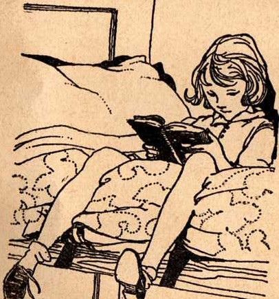 Reading Nook Drawing, Reading Images, Reading People, Children Reading, Women Reading, 동화 삽화, Enid Blyton, Reading Art, Reading A Book