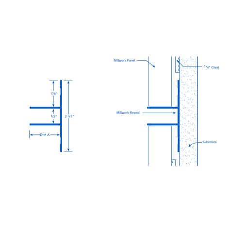 Millwork Reveal | Millwork Trims by Fry Reglet Fry Reglet, Veneer Plaster, Column Covers, Sterling Grey, Powder Coat Colors, Live In Style, White Granite, Green River, Wall Systems