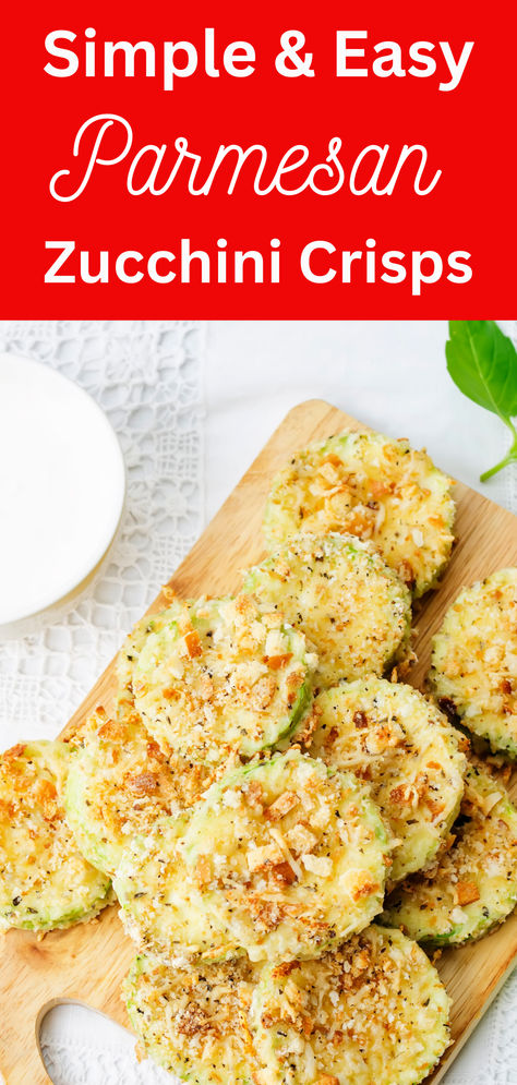 Quick and easy Parmesan Zucchini Crisps are a must-try snack! Slice zucchini into rounds, coat with freshly grated Parmesan, and air fry at 370°F for 12 minutes until golden and crispy. These crunchy, cheesy bites are perfect with your favorite dip. Best served fresh, but can be easily reheated in the air fryer for later enjoyment. Bloomin Onion Sauce, Cheesy Bites, Parmesan Crusted Zucchini, Zucchini Crisps, Air Fryer Zucchini, Creamy Cucumbers, Zucchini Chips, Parmesan Zucchini, Zucchini Fries