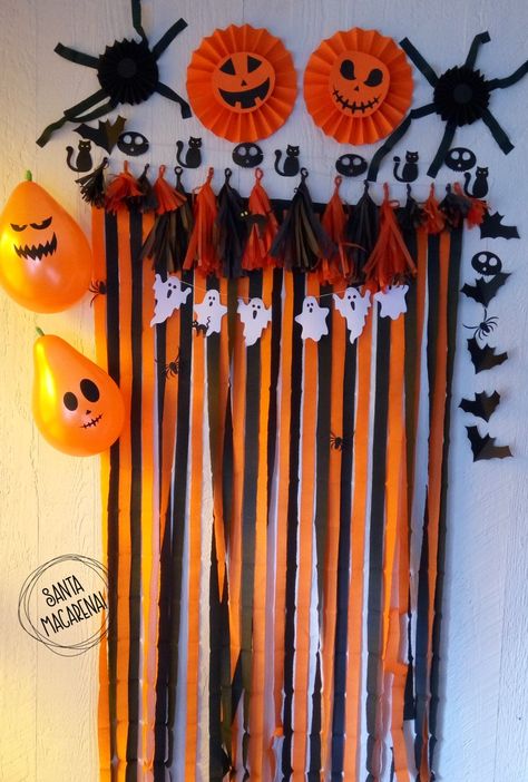 Ideas Para Halloween Decoration, Ideas Halloween Disfraces, Ideas Para Decorar En Halloween, Halloween Ideas Decorations, Ideas Halloween Decoration, Ideas Para Halloween, Halloween Toddler Party, Decoracion Halloween, Halloween Classroom Decorations