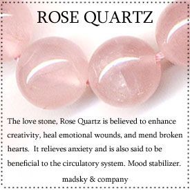 Rose Quartz Stone Meanings, Rose Quartz Mala, Gemstone Meanings, Crystal Healing Stones, Crystal Magic, Rose Quartz Beads, Crystal Meanings, Mineral Stone, Palm Stone