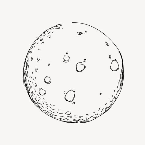 Full moon line art vector | premium image by rawpixel.com / Chalrempong Tantanaviwat Full Moon Line Art, Full Moon Drawing Simple, Cartoon Moon Drawing, Full Moon Doodle, Simple Full Moon Tattoo, Simple Moon Drawing, Moon Line Art Tattoo, Full Moon Sketch, Cute Moon Drawing