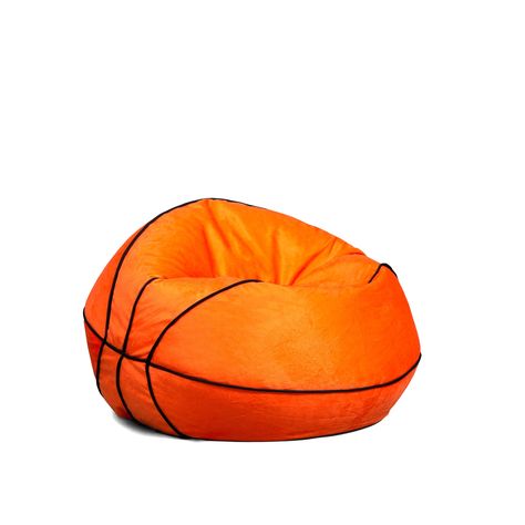 Score a Winning SeatScore big with a bean bag chair that reps your favorite sport! This unique and playful design adds a sporty touch to any room, while being a comfortable and supportive seat. Its cozy plush fabric and fun detailing that looks like a soccer ball, football, or basketball will make you feel like the MVP of your home! Covered in our soft and snuggly Plush fabric Three unique sports ball shapes: Soccer, Basketball, or Football A comfy spot to relax, read, and watch TV Designed for Basketball Bean Bag Chair, Basketball Themed Bedroom, Basketball Theme Room, Basketball Room Decor, Basketball Bedroom, Basketball Room, Basketball Accessories, Ball Football, Basketball Theme