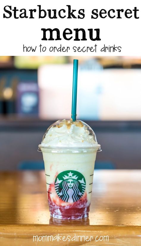 How to order Starbucks secret menu drinks at the store! 7 of the best SECRET menu drinks and how to order them! Plus how to make them AT HOME! Yessss. Easy To Order Starbucks Drinks, Apple Frappuccino, Drinks For Fall, Dutch Bros Secret Menu, Drinks At Starbucks, Dutch Bros Drinks, Iced Starbucks Drinks, Secret Starbucks Drinks, Starbucks Secret Menu Drinks